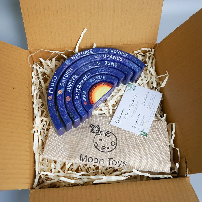 MoonToys- Wooden Stacker Toys – Solar System