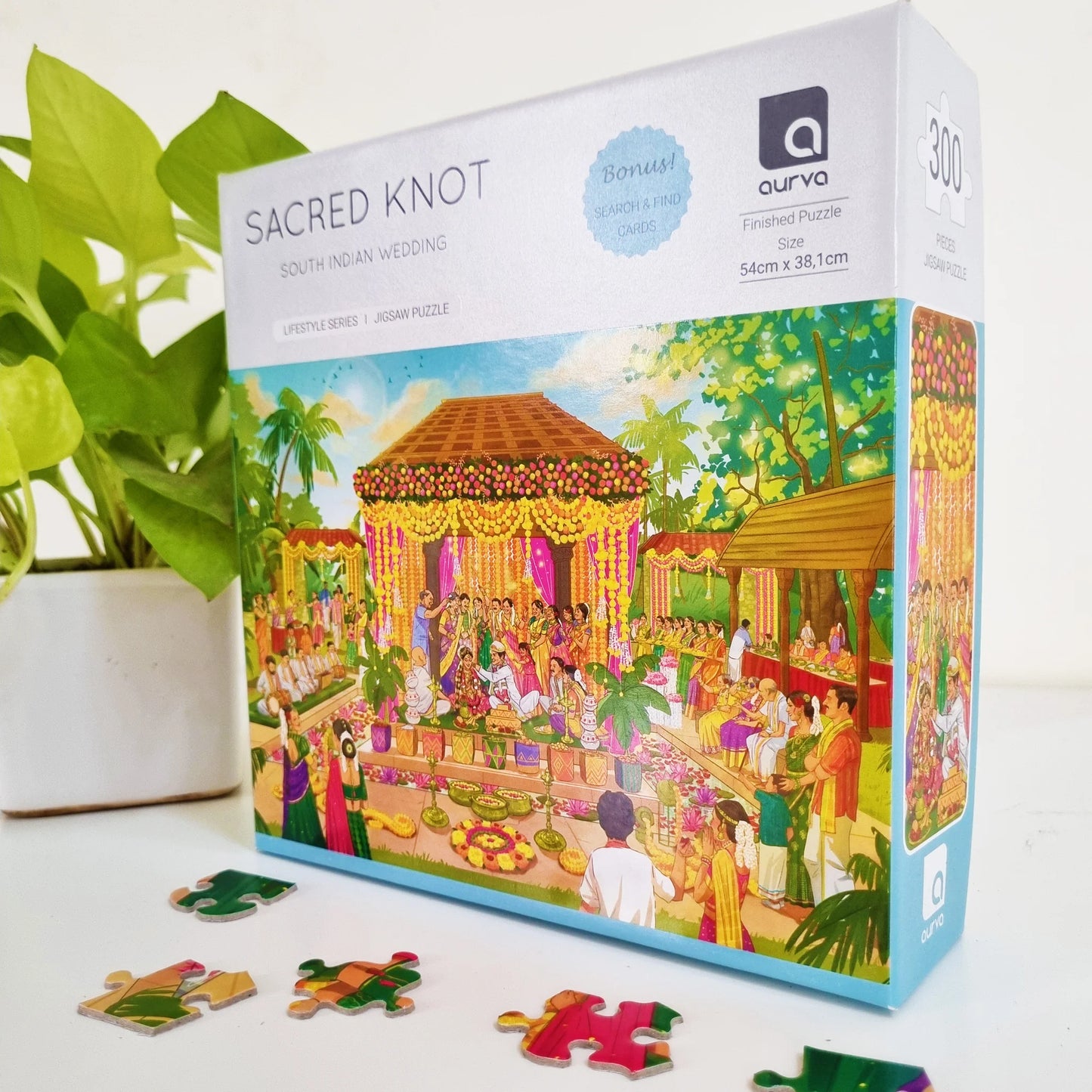 Aurva- Sacred Knot - South Indian wedding- 300pcs puzzle