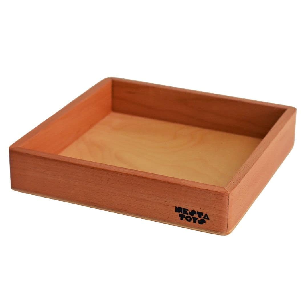 Nesta Toys Montessori-Inspired Sensory Tools: Bin Tools (6 Pcs), Bin Tools with Tray (7 Pcs), Sand Writing Tray, Dough Tool Set