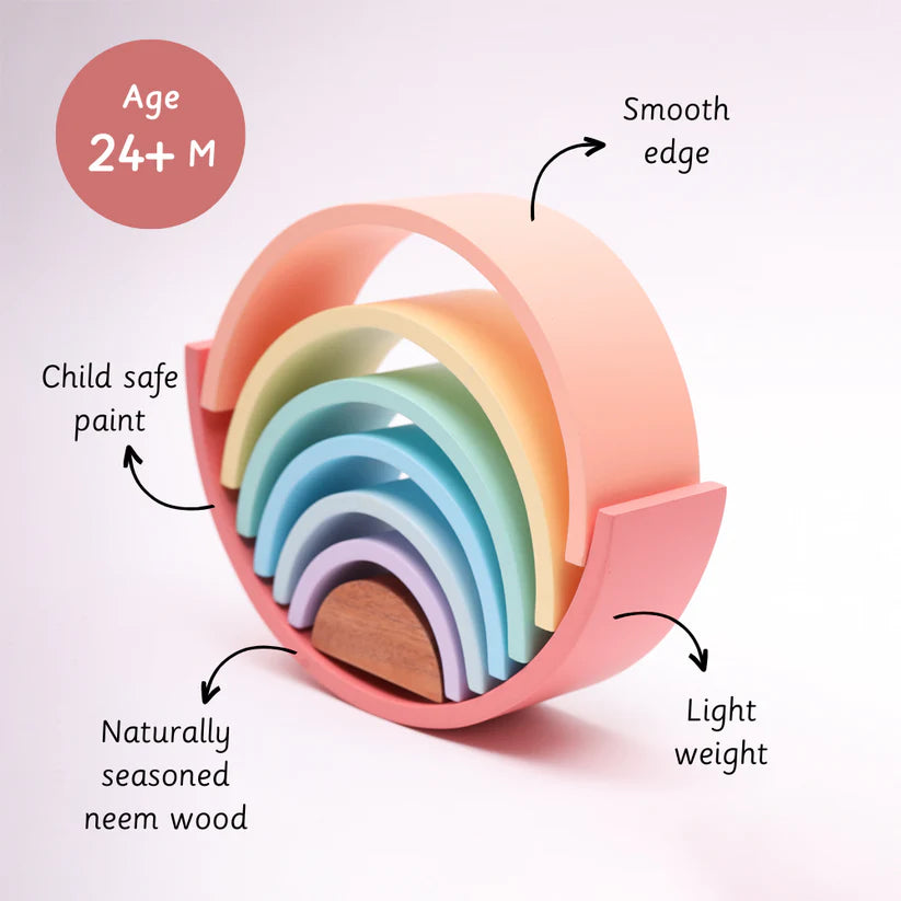 Ariro Rainbow Stacker - Small (8 Pieces)