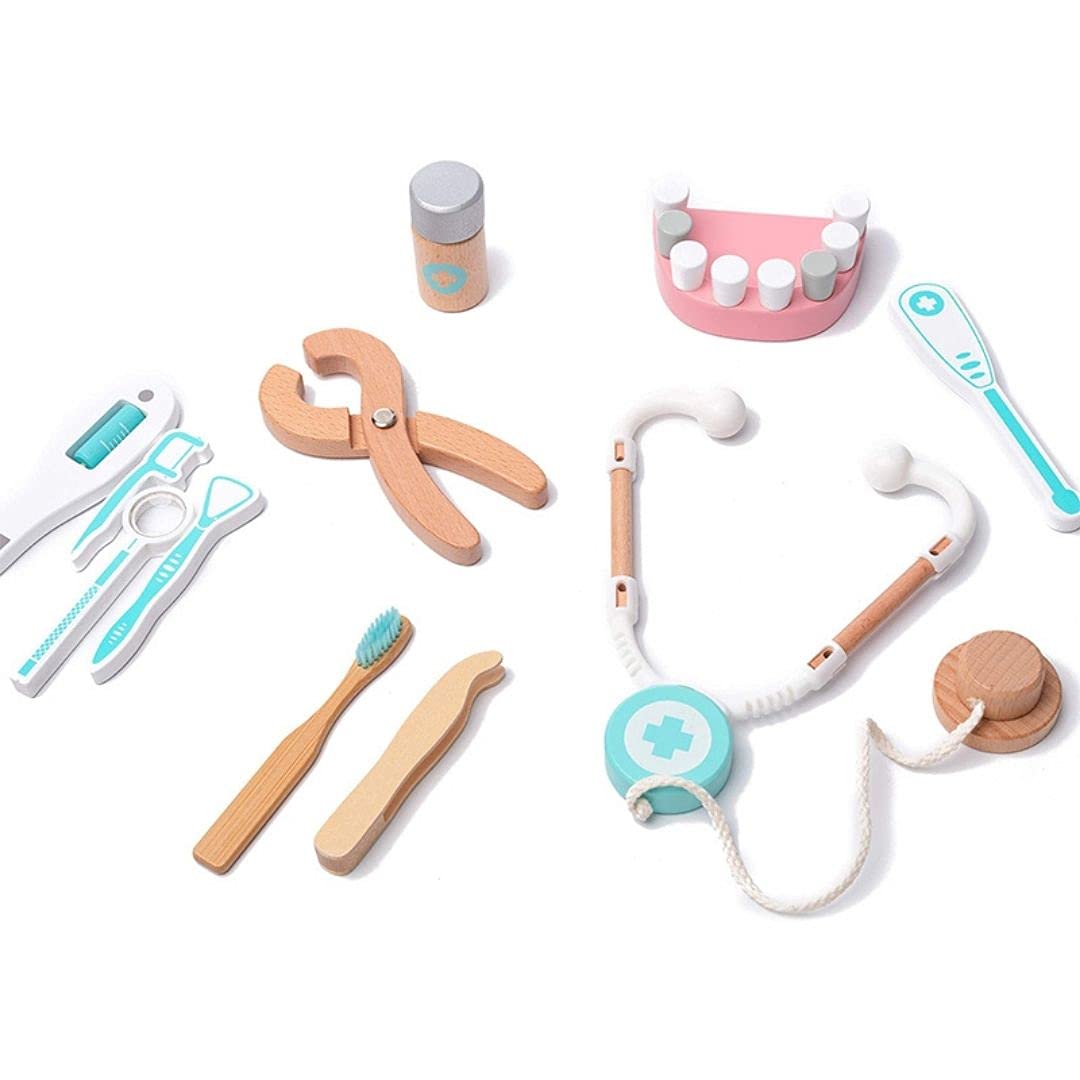 Nesta Toys - Wooden Doctor Pretend Play Set Toy