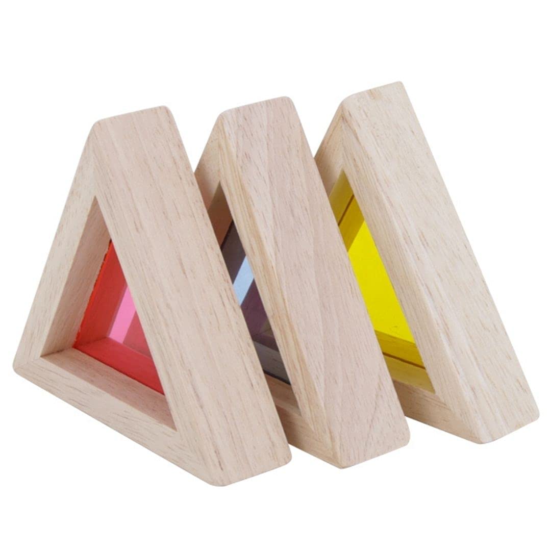 Nesta Toys - Wooden Rainbow Building Blocks (24 Blocks)