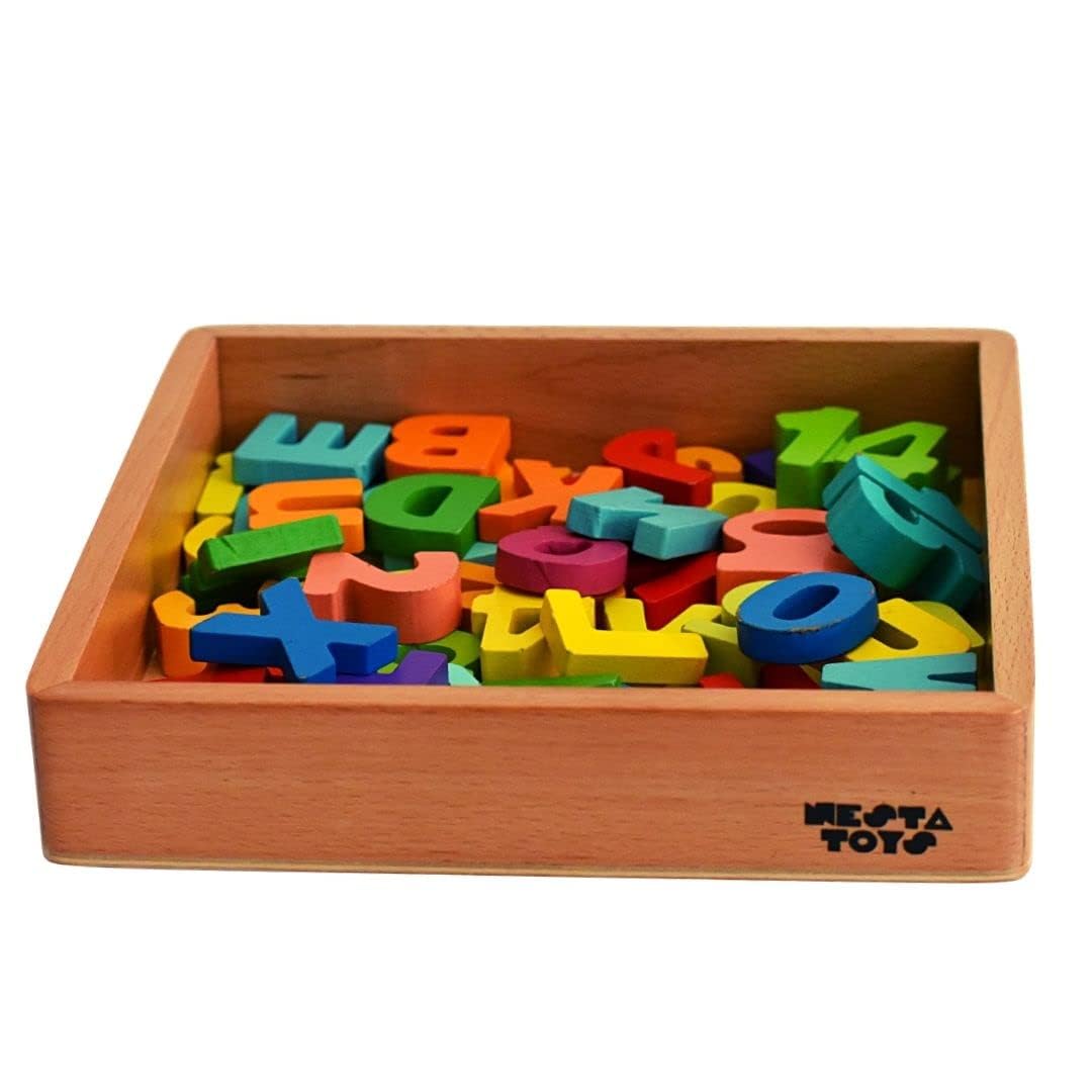 Nesta Toys Montessori-Inspired Sensory Tools: Bin Tools (6 Pcs), Bin Tools with Tray (7 Pcs), Sand Writing Tray, Dough Tool Set