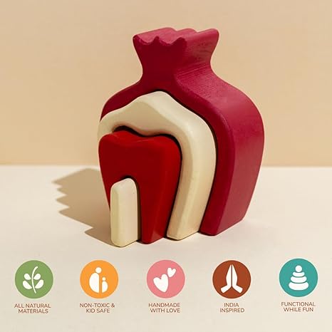 Gubbachhi Fruit Stackers- 2 Variants (Mango & Pomegranate) - Aaram Parents