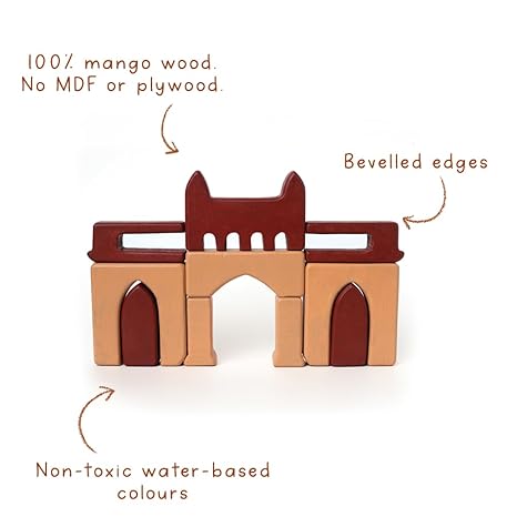 Gubbachhi Wooden Stackers-Indian Monuments Series - Aaram Parents