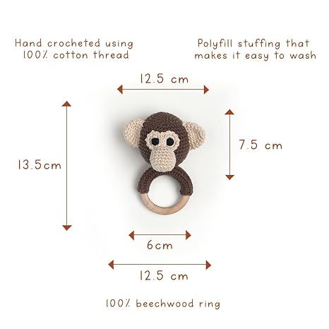 Gubbachhi Soft Toy & Rattle with Cream Swaddle Gift Set - Aaram Parents