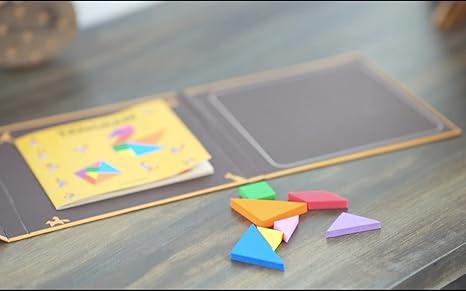 Pelikas Toyz Tangram Magnetic Tile Puzzle Game - Aaram Parents
