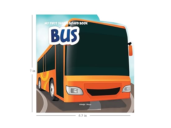 My First Shaped Board Books For Children: Transport - Bus - Aaram Parents