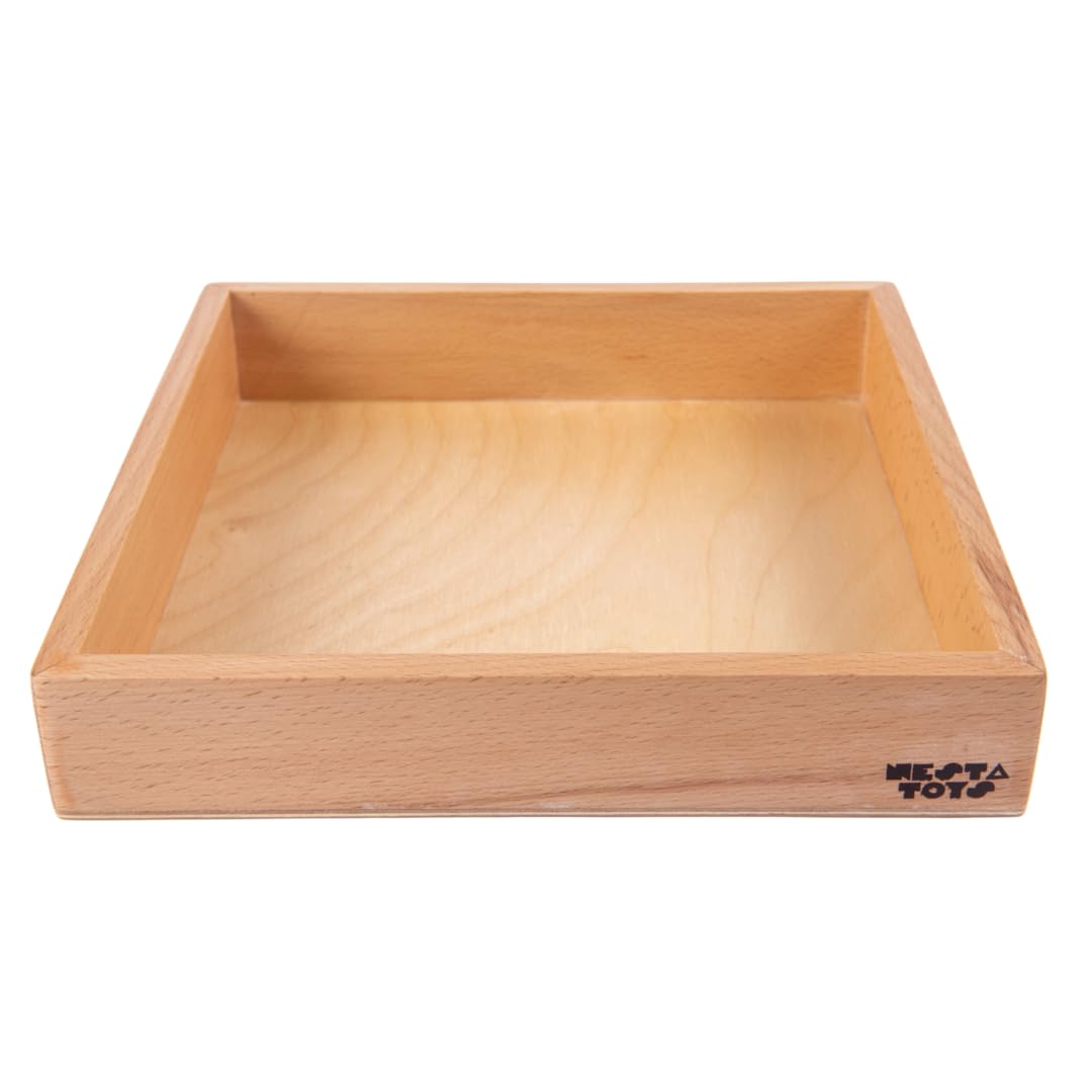 Nesta Toys Montessori-Inspired Sensory Tools: Bin Tools (6 Pcs), Bin Tools with Tray (7 Pcs), Sand Writing Tray, Dough Tool Set