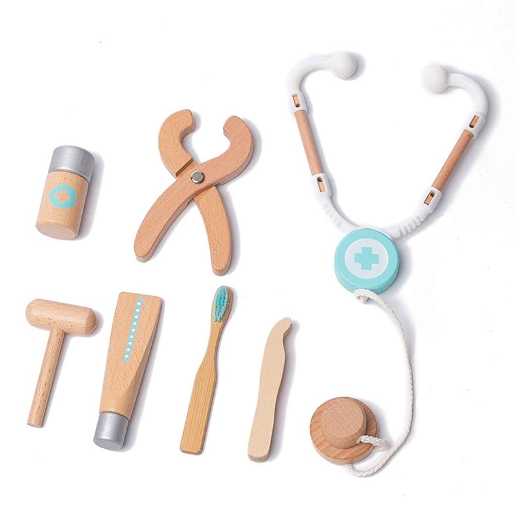 Nesta Toys - Wooden Doctor Pretend Play Set Toy