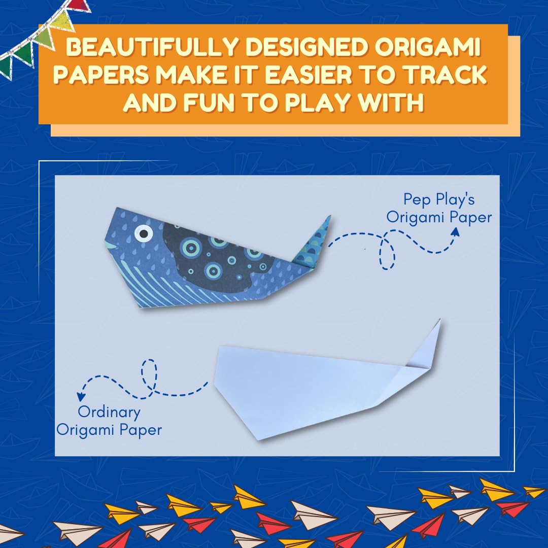 PepPlay 3D Origami Art Paper- Animal Kingdom - Aaram Parents