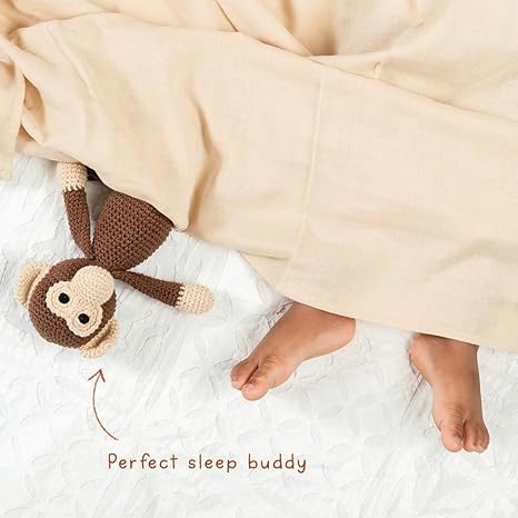 Gubbachhi Soft Toy & Rattle with Cream Swaddle Gift Set - Aaram Parents