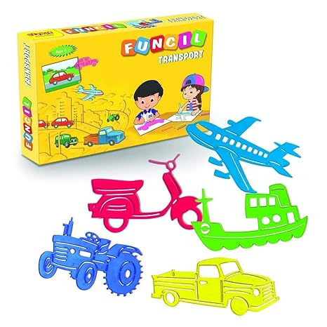 Mechanix Funcil Transport Stencils Craft Kit - Aaram Parents