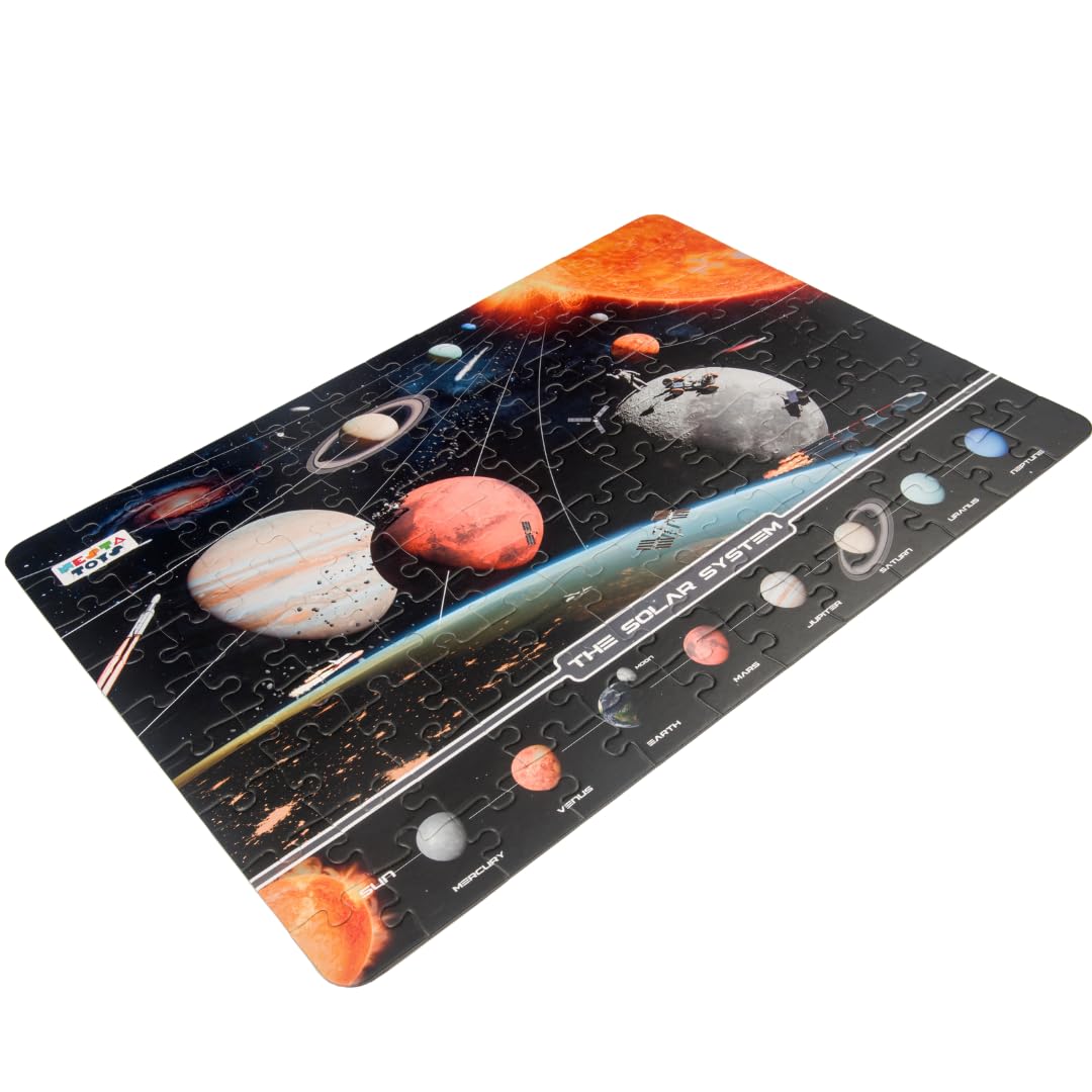 Nesta Toys - Educational Jumbo Jigsaw Puzzles (108 Pcs) - 4 Variants: Periodic Table, Solar System, World Map & Aquatic Life