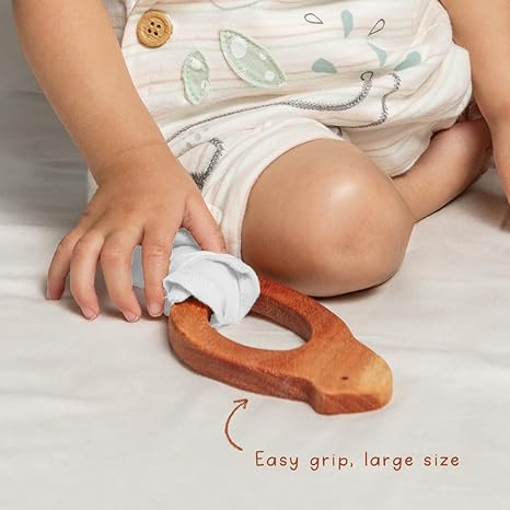 Gubbachhi Teether with Swaddle Gift Set - Aaram Parents