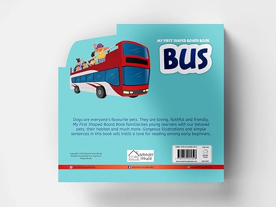 My First Shaped Board Books For Children: Transport - Bus - Aaram Parents
