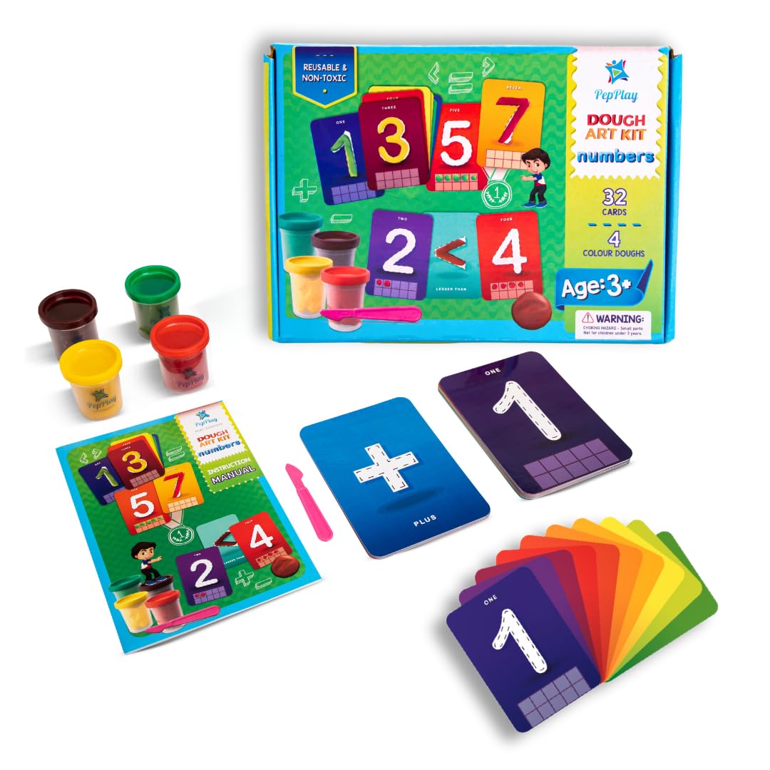 PepPlay Clay Dough Art Kit- 3 Variants - Aaram Parents