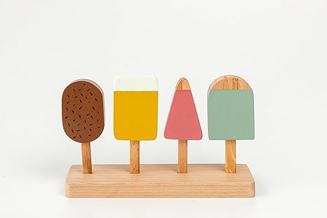 BIRCH & BUG Pretend Play Popsicles Set - Aaram Parents