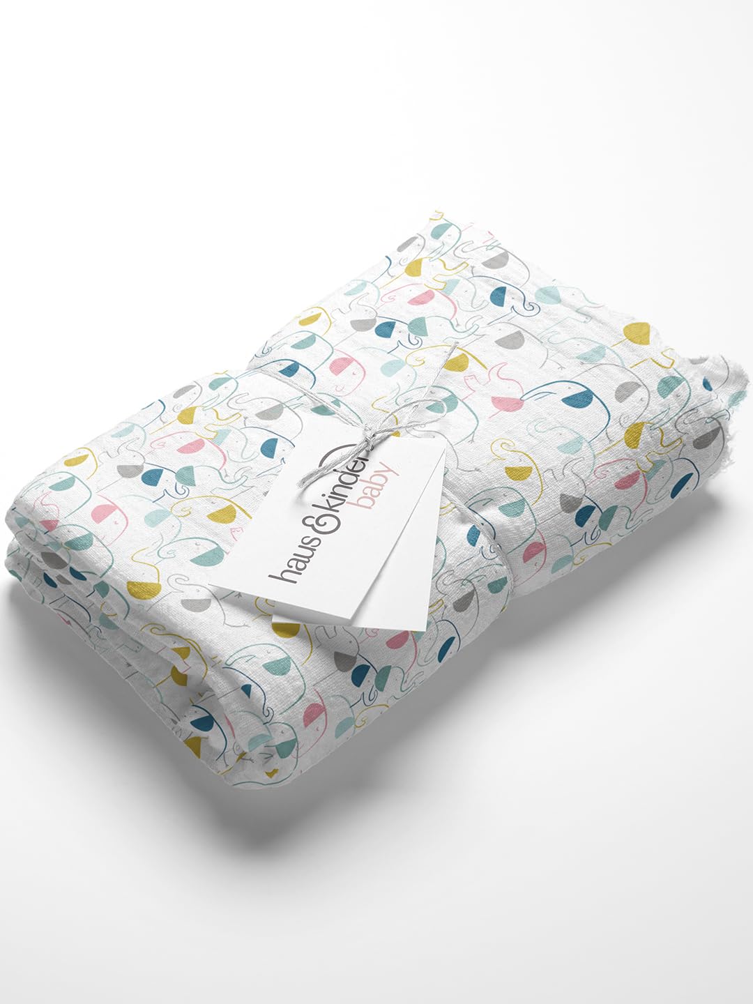 Haus & Kinder Muslin Swaddles For Newborn Pack Of 3 | 100% Cotton Baby Swaddle Blankets | Soft, Breathable, Lightweight, Organic | 100X100 Cm Citrus Groove Collection (Multicolor)