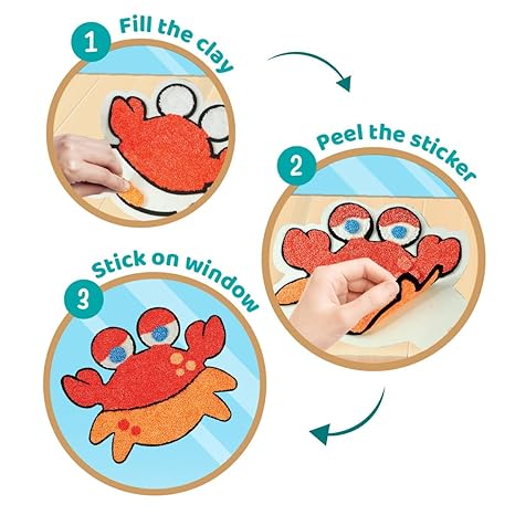 Imagimake DIY Clay Stickers Craft Kit- 3 Variants - Aaram Parents