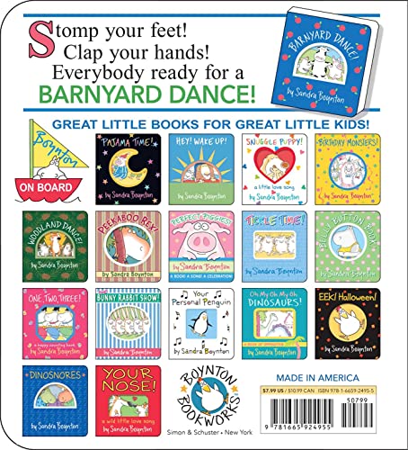 Barnyard Dance! - Boynton on Board by Sandra Boynton