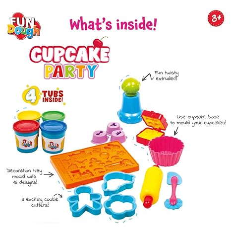 Funskool Cup Cake Party Play Dough Kit - Aaram Parents
