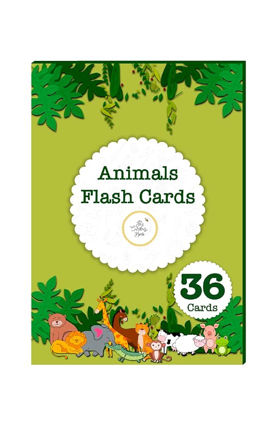 The Curious Bees Flash Cards - High Contrast New Born Anti-Glare Cards & Other Variants