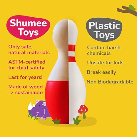 Shumee Wooden Spinning Top Toy - Aaram Parents