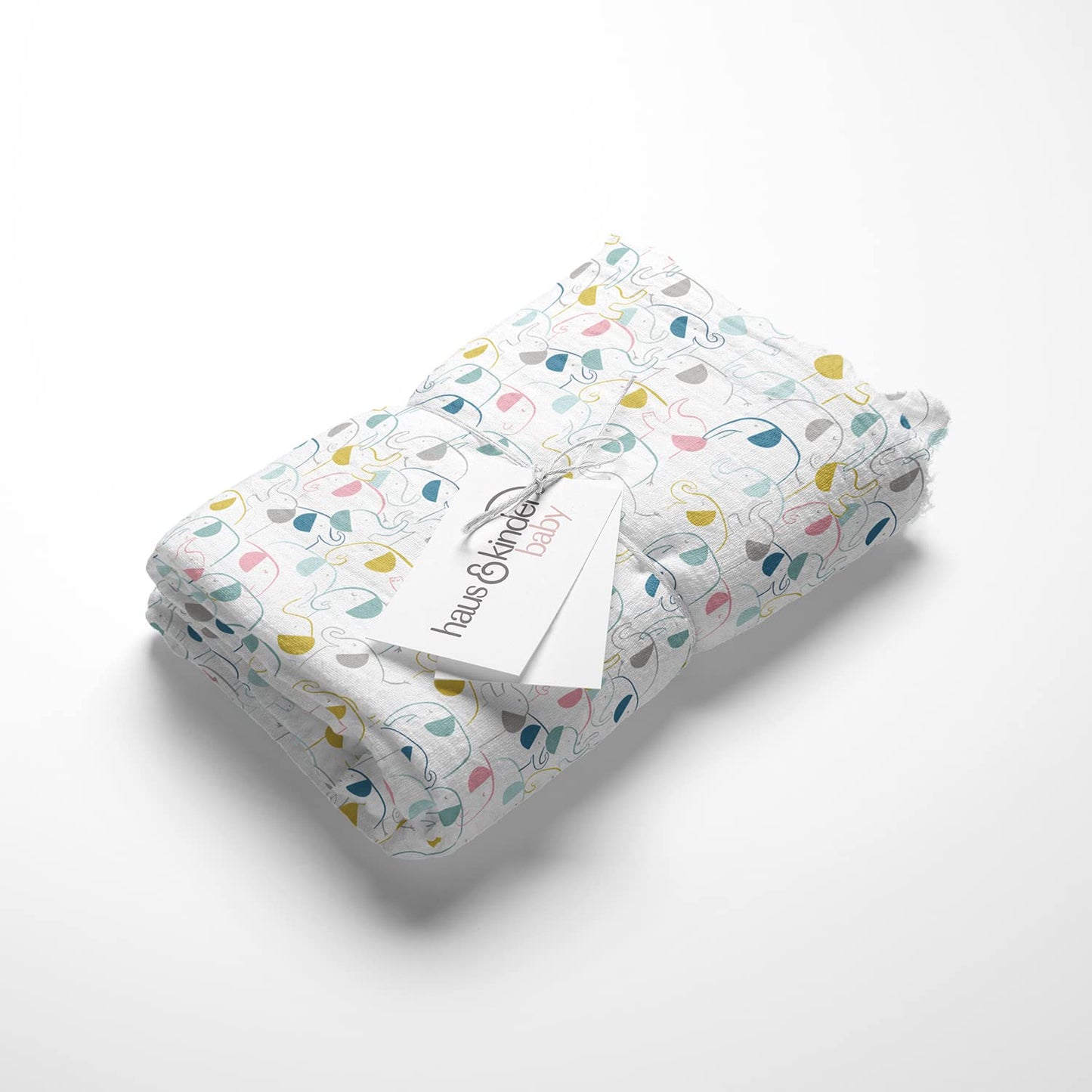 Haus & Kinder Muslin Swaddles For Newborn Pack Of 3 | 100% Cotton Baby Swaddle Blankets | Soft, Breathable, Lightweight, Organic | 100X100 Cm Citrus Groove Collection (Multicolor)