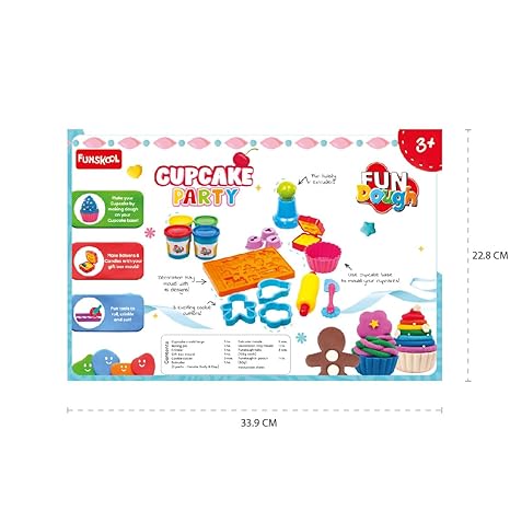 Funskool Cup Cake Party Play Dough Kit - Aaram Parents