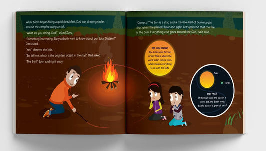 Zayn and Zoey Solar System Kids Story Book for Early Learning - Children's Educational Picture Book, English Language (Ages 3 to 5 Years)