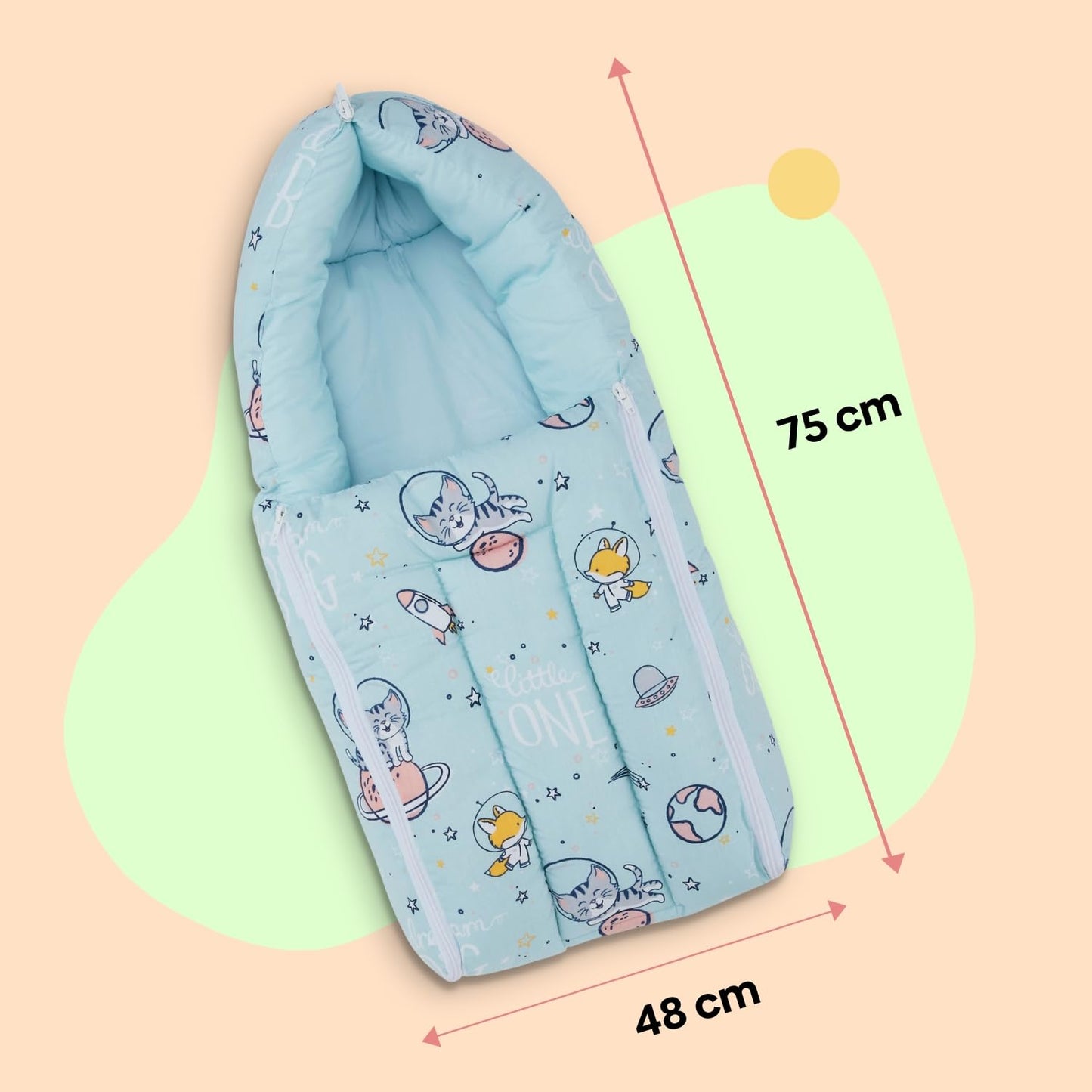 Haus & Kinder 3 in 1 Baby Sleeping Bag & Carry Nest