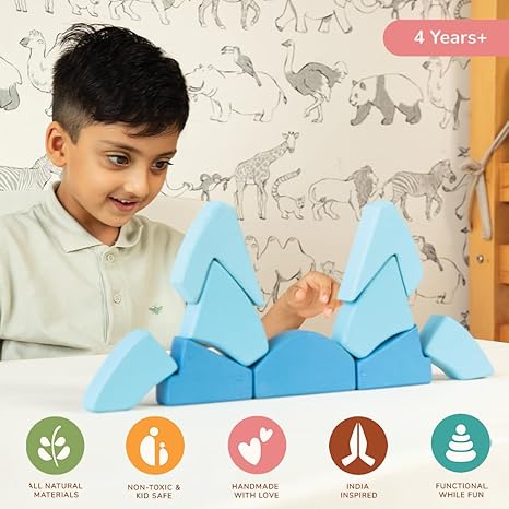 Gubbachhi Wooden Stackers-Indian Monuments Series - Aaram Parents