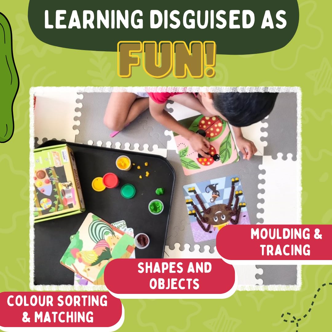 PepPlay Clay Dough Art Kit- 3 Variants - Aaram Parents