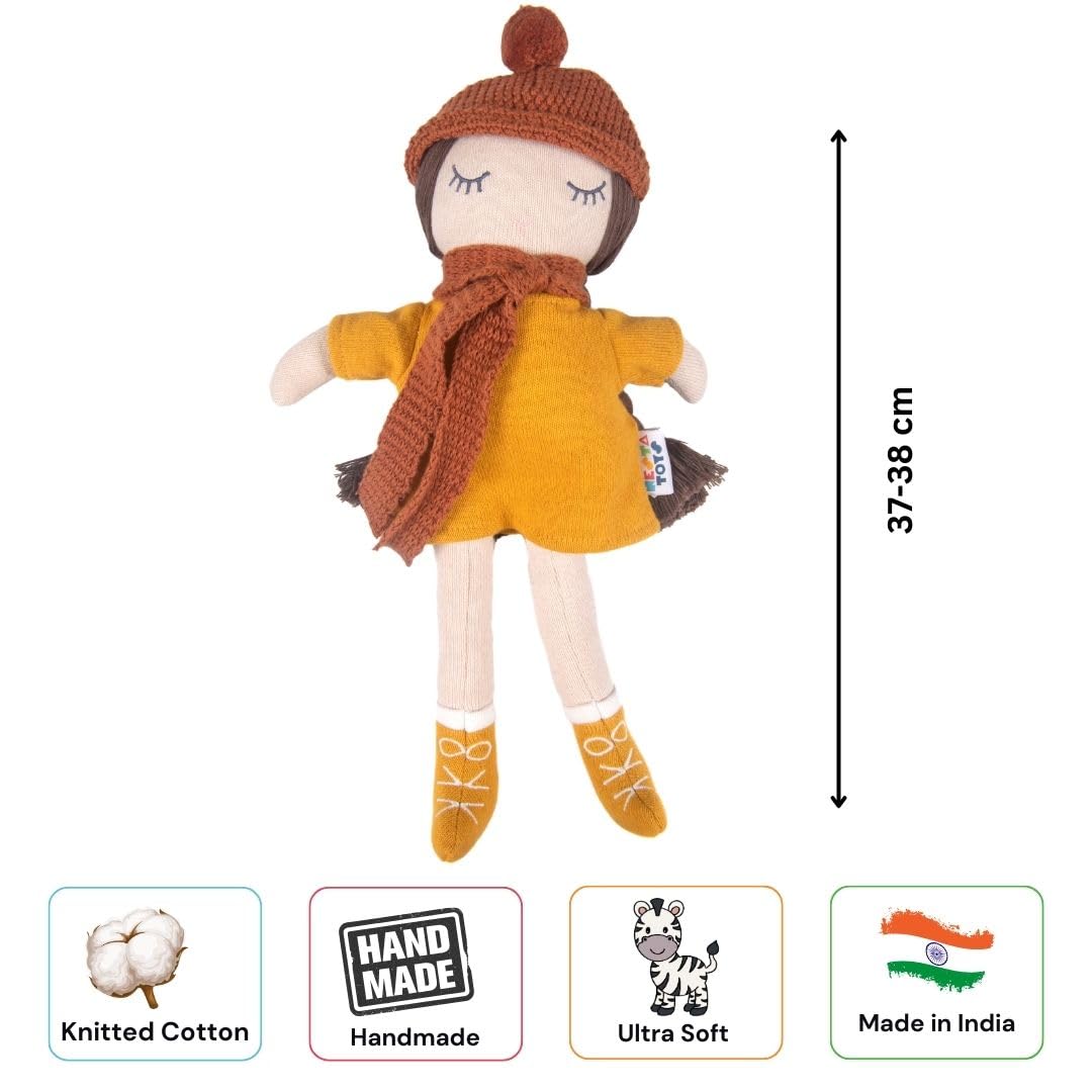 Nesta Toys- Knitted Cotton Soft Toy Doll