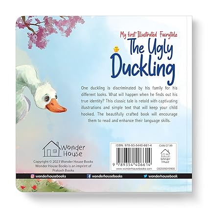 My first Illustrated Fairytale Board Book - The Ugly Duckling Board Book - Aaram Parents