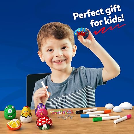 Skillmatics Rock Painting Painting Kit - Aaram Parents