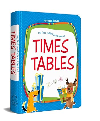 My First Padded Board Books of Times Table: Multiplication Tables From 1 - 20 - Aaram Parents