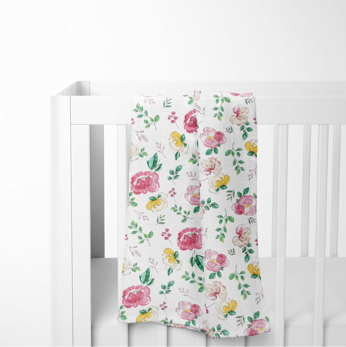 Haus & Kinder Muslin Swaddles For Newborn Pack Of 3 | 100% Cotton Baby Swaddle Blankets | Soft, Breathable, Lightweight, Organic | 100X100 Cm Citrus Groove Collection (Multicolor)