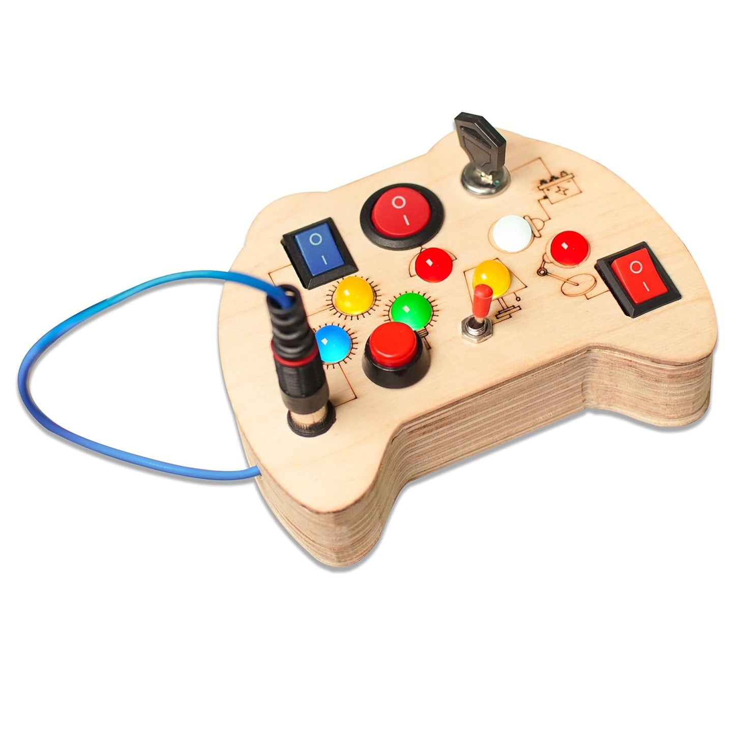 Clapstore Toys Tinker Pad Montessori Busy Board - Aaram Parents