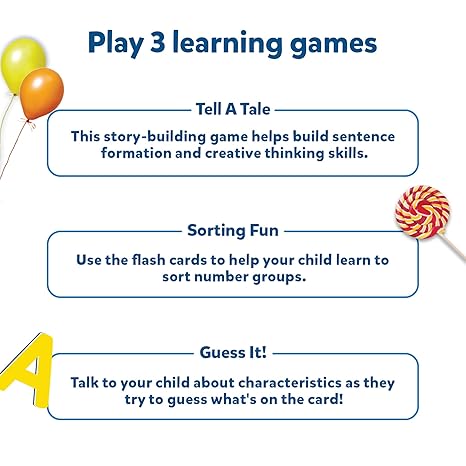 Skillmatics Thick Language Skills Flash Cards for Toddlers - Aaram Parents