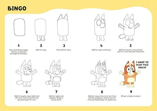 Bluey: How to Draw - Aaram Parents