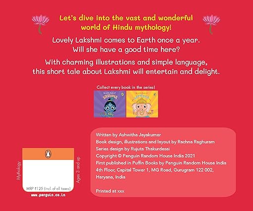 My Little Book of Lakshmi - Aaram Parents