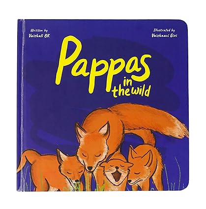Wildpaper - Pappas In The Wild Board Book | Hard Bound | For kids' - Aaram Parents