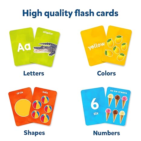 Skillmatics Thick Language Skills Flash Cards for Toddlers - Aaram Parents