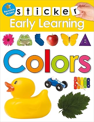 Sticker Early Learning: Colors | With Reusable stickers (Priddy Books) - Aaram Parents
