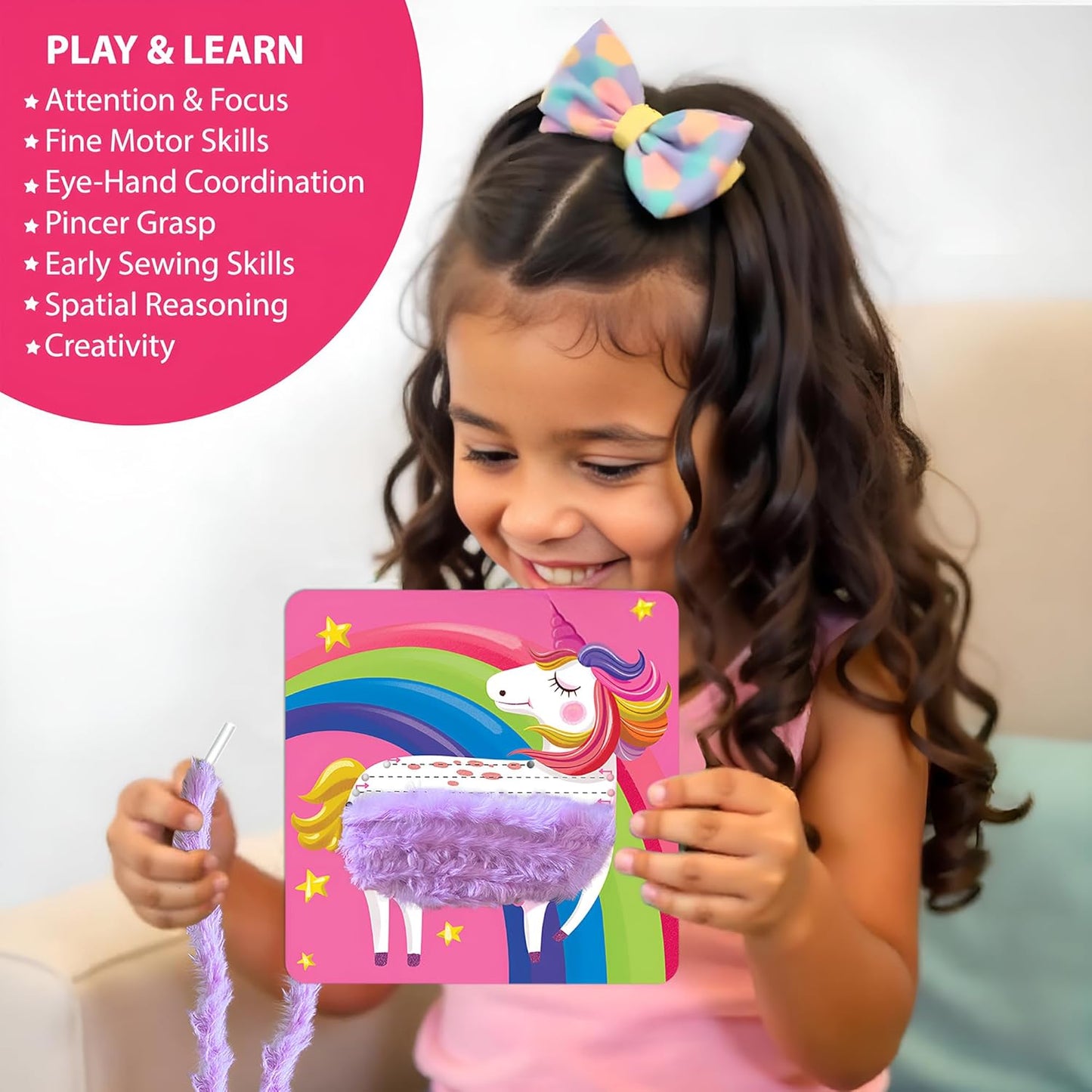 Chalk & Chuckles- Lace Art Princess Unicorn