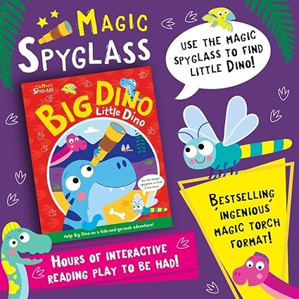 Big Dino Little Dino (Seek and Find Spyglass Books) - Aaram Parents