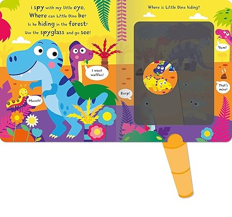 Big Dino Little Dino (Seek and Find Spyglass Books) - Aaram Parents