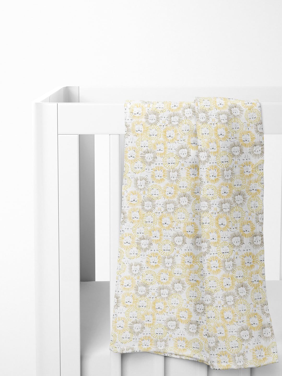 Haus & Kinder Muslin Swaddles For Newborn Pack Of 3 | 100% Cotton Baby Swaddle Blankets | Soft, Breathable, Lightweight, Organic | 100X100 Cm Citrus Groove Collection (Multicolor)